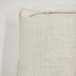 Mud Pie Pillow 13" Sq w Gray Beaded Bling Scrollwork Accent Christmas Reindeer