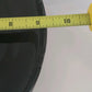 LE Smith Mt Pleasant Black Glass Footed Serving Bowl Scalloped Rim 9.25" Vintage