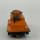 American Flyer Handcar/Railroad Accessory 740 S Gauge Orange A C Gilbert As Is