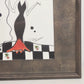 Heart People Stylized Illustration by Devon an Original Artwork Piece Framed