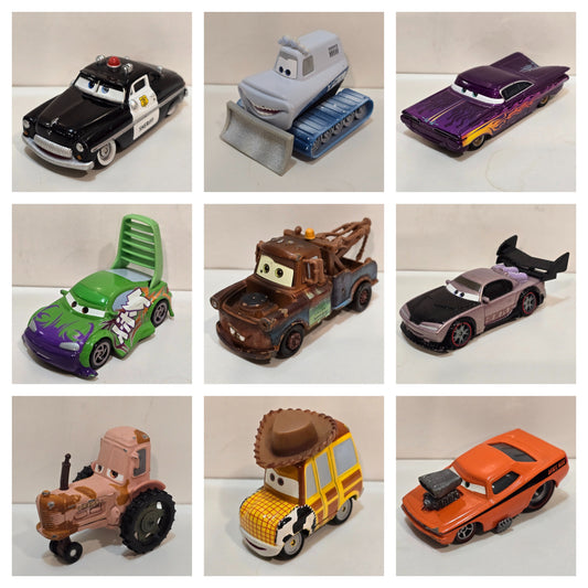 Disney Pixar Cars Movies Character Diecast Vehicles 1:55 Scale Toys