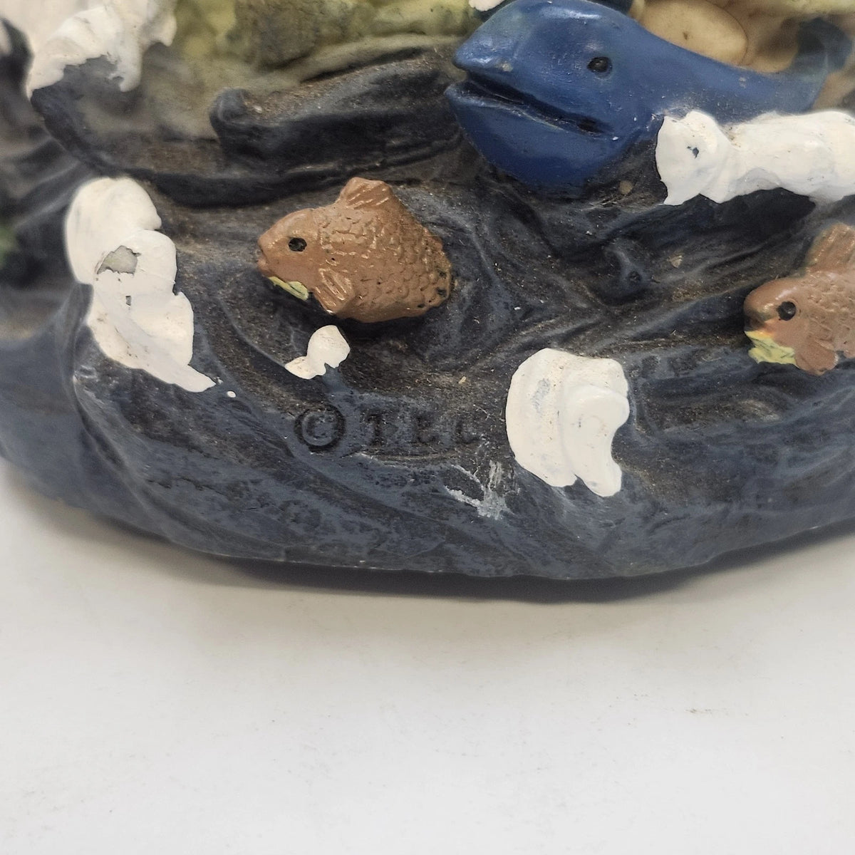Noah's Ark Animal Spiral Tower Music Box Wildlife Figurine 10" Ceramic TLC China