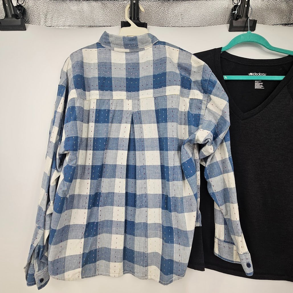 Lot 5 Ladies Tops Shirts Size Medium Tees & Button Up Josephine Nicola Ideology