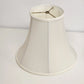 Italian Porcelain Table Lamp Urn on Pedestal Style White Bell Shaped Shade Vtg