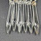 12 Rock Icicle Spear Drop Chandelier Crystals 3.2" Glass Prisms