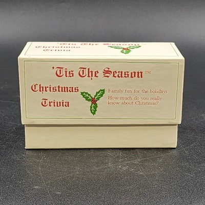 Christmas Trivia Card Game History by Tis the Season 1800 Questions USA 1996