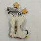 Christmas Santa Boot Stocking Brooch Pin with Gift Box Gingerbread Man & Plane