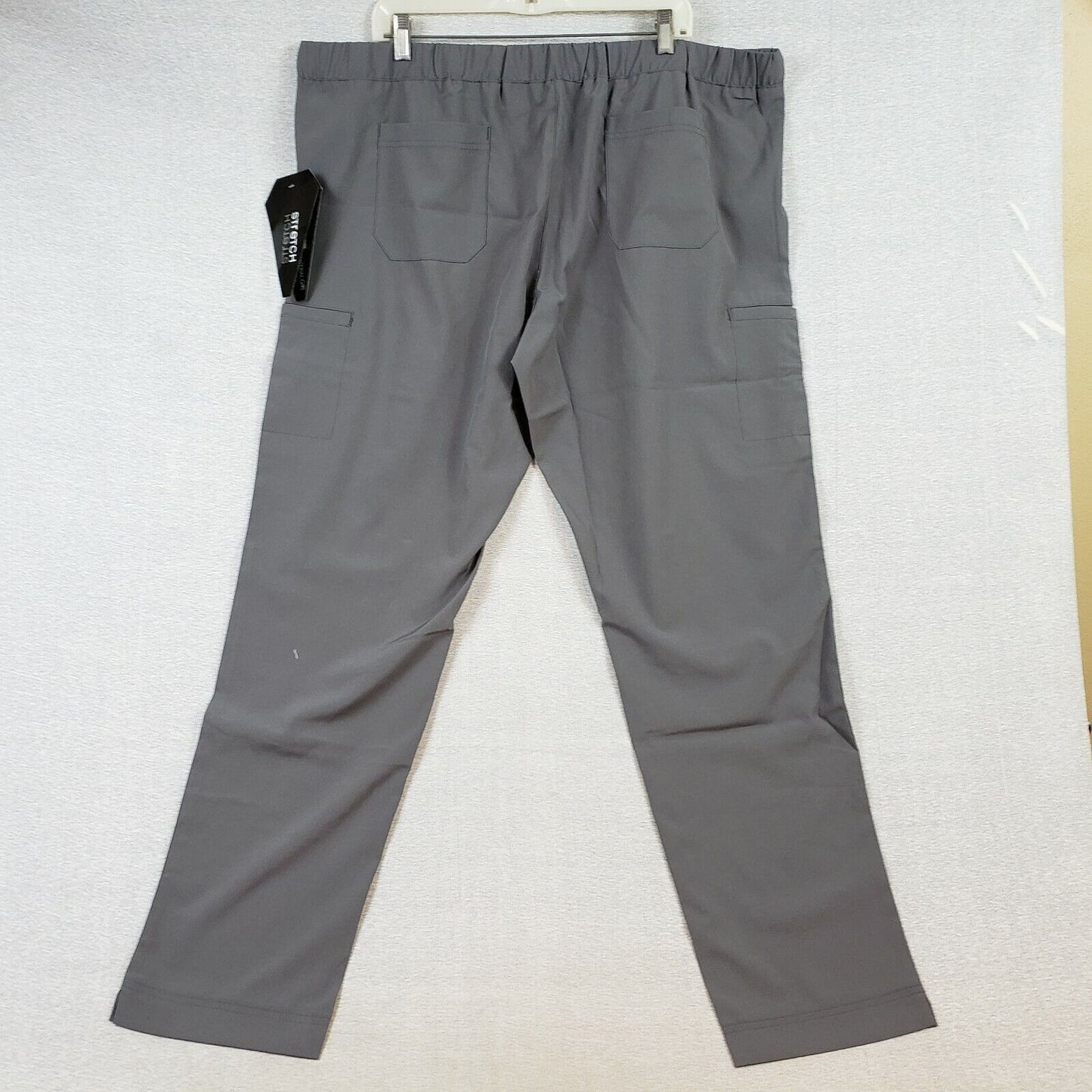 Medgear Material Girl Scrub Pants Womens 3XL Slim Leg Pewter NWT