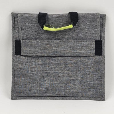 So-Mine Commuter Essential Gray & Green Travel Organizer Seat Pouch Airline Car