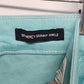Nine West Gramercy Skinny Ankle Womens Jeans Size 14 Teal Denim Cotton Stretch