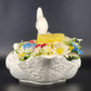 Hull Pottery Happy Duck Planter Floral 23 Matte White Swan Figurine Large USA