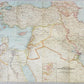 Lands of the Eastern Mediterranean Map National Geographic January 1959