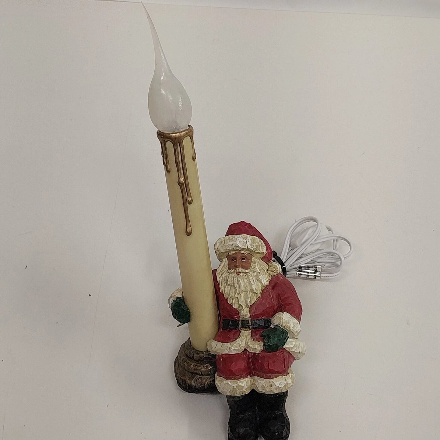 Designer's Choice Santa Shelf Sitter Electric Candle Light Plug In Christmas