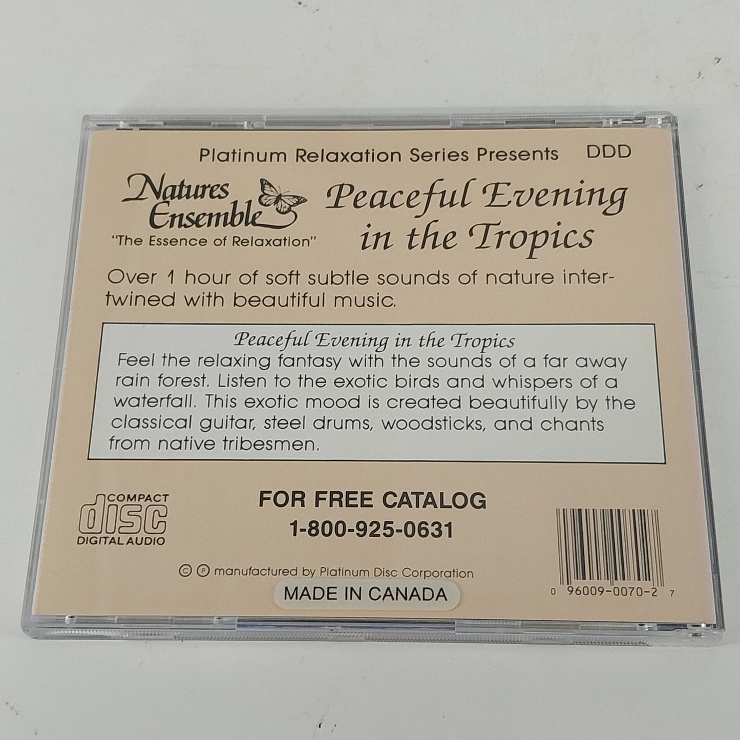 Nature's Ensemble Relaxation Series 4 CD Lot Nature Sounds Ambient Meditation