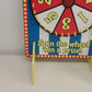 Fun Express Spin-A-Prize Wheel Carnival Party Spinner Game 22" Missing 2 Pegs