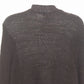 Laura Ashley Women's Black Open Front Knit Cardigan Sweater Medium Acrylic Nylon