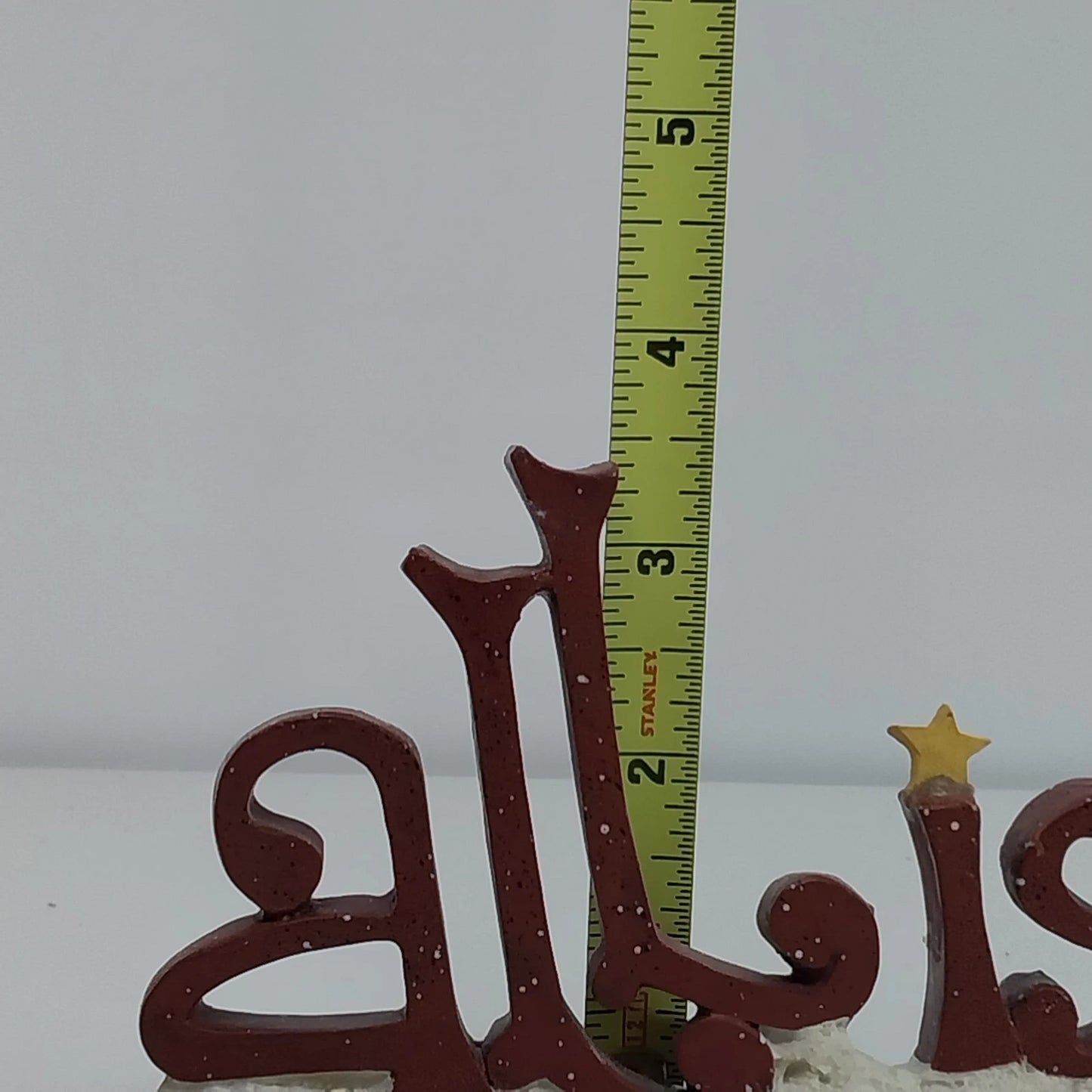 Crazy Mountain All Is Merry Bright Christmas Sign Decor
