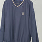 PGA Tour Men’s Jacket Lightweight Pullover Navy Blue Size M/M Polyester Vietnam