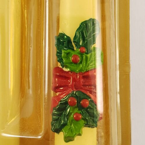 AVON Holiday Hostess 2 Bayberry Fragranced 10" Taper Candles NOS In Box