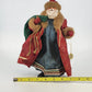 Clothtique Possible Dreams Santa Claus Paper Mache Outfit Green Bag of Toys 10"