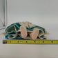 Effanbee Alice in Wonderland Storybook Doll 11" Blonde 1976 Vtg Teal White Dress