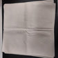 Set of 10 Soft Light Beige Dinner Table Napkins with Swiss Dotted Square 20"x20"