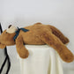 Toys R Us Jumbo Teddy Bear 43" Golden Brown Plush Green Satin Bow 2015 Polyester
