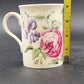 2 Crown Trent Coffee Mug Tea Cups Pink Peony & Pink Roses Bone China England