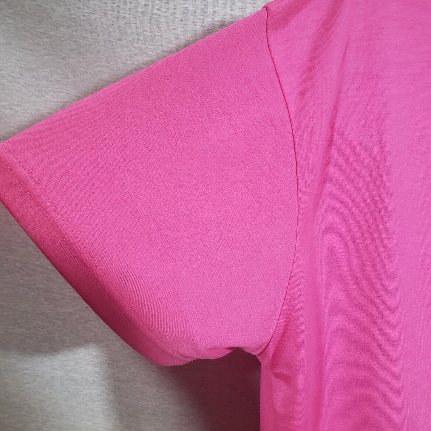 ERB Aware Wear Mens Hot Pink T Shirt Crew Neck Short Sleeve