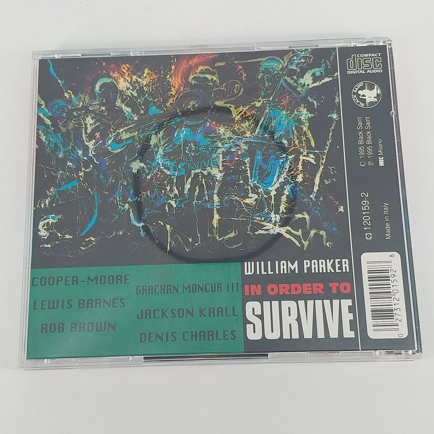 William Parker In Order To Survive CD 1995 Black Saint Avant-Garde Jazz Italy