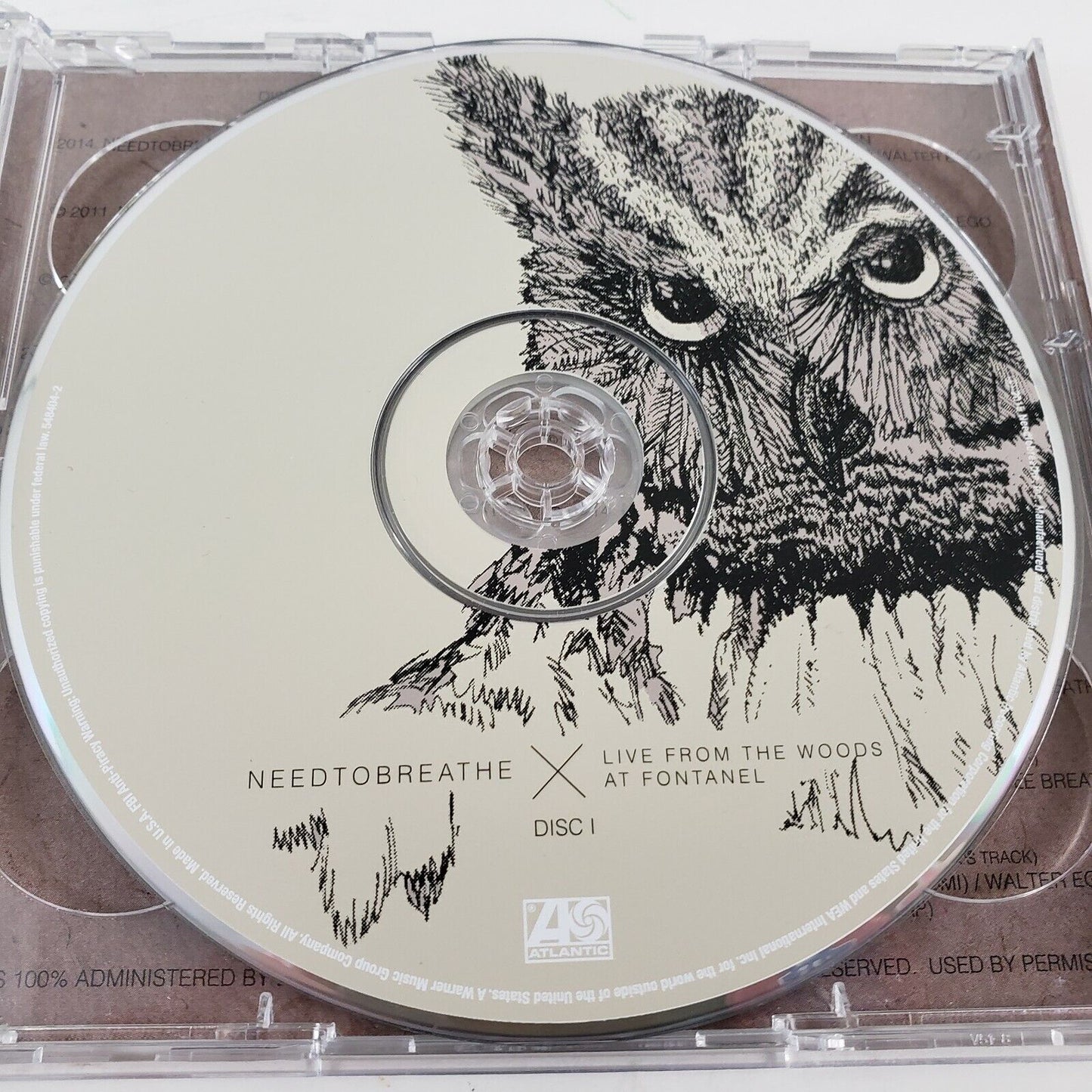 Needtobreathe Live From The Woods At Fontanel 2CD Set 2015 Atlantic