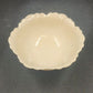 Lenox USA Trinket Dish Cabbage Leaf Footed 4.5" Bowl Cream with Gold Base