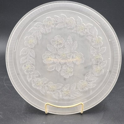 Sovereign House Cake Plate 11.5” Apple Blossom SVG1 Pattern Color Hues