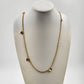 Sarah Coventry Gold Tone Chain with Butterflies Charm Refined Necklace 26"