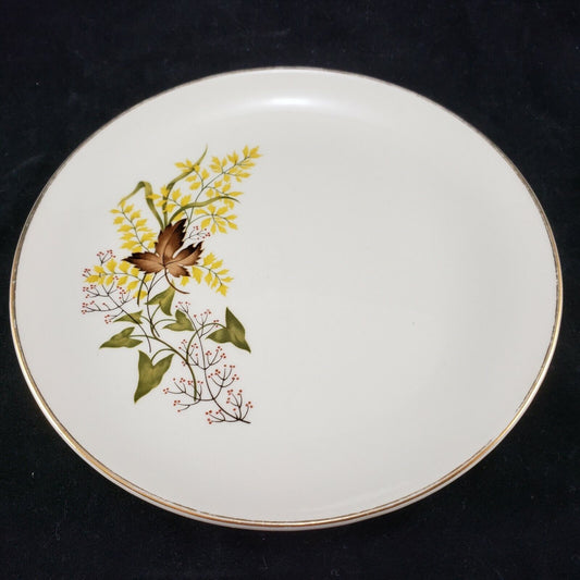 Taylor Smith Leaf O’ Gold Vintage 6½" Bread & Butter Plate Gold Leaf & Rim Faded