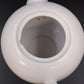 Crate & Barrel Monno Bangladesh White Ceramic Porcelain Teapot with Lid 5.5" Vtg