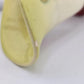Hull Pottery W2 Woodland Cornucopia Vase 5.5" Chartreuse Pink Glossy 1950's Vtg