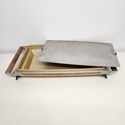 Salton Hotray Cold Server Vintage C-740 Manual Portable Cooling Ice Bath Surface