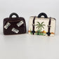Travel Luggage Suitcase Salt & Pepper Shakers Kitchen Decor Ceramic Japan MCM