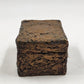 Hand Carved Wooden Jewelry Trinket Box Early American Couple Design 6"x4"