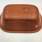Gourmet Topf Terra Cotta Clay Roaster XL Dutch Oven Baker 15"x10" USA 1979 Vtg