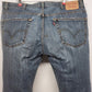 Levi's 559 Relaxed Straight 40x32 Blue Jeans Classic Denim Medium Blue Dungarees