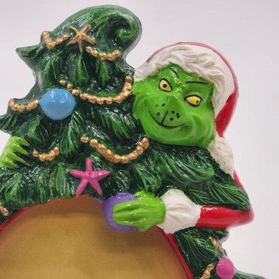 The Grinch Photo Frame 2000 Universal Studios Christmas Tree 5.5" x 4.5" NOS