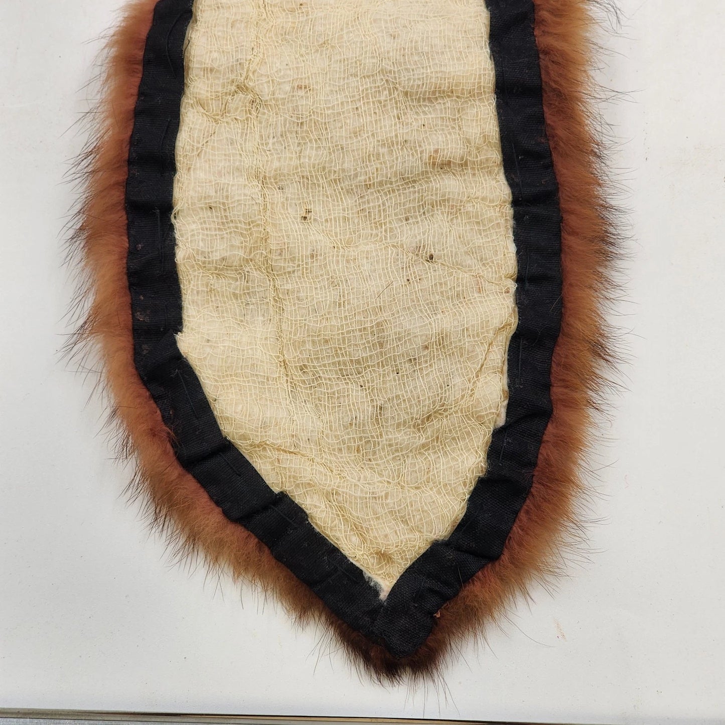 Medium Brown Mink Fur Pointed Collar for Coats Dresses Sweaters or Projects 36"