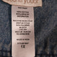 Country Door Denim Jacket 1X Women’s Blue Embroidered Long Sleeve Ruffled Hem