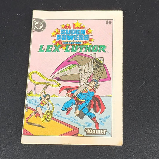Kenner DC Super Powers Collection Lex Luthor Mini Comic Book Action #10 1983