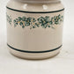 Corelle Coordinates Callaway Ivy Small 5" Canister Jar with Lid China Stoneware