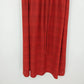 Strait Lane Red Plaid Dress Self-Tie Waist Women's 14 Short Sleeve Polyester 41"