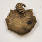 Brass Leaf Tray Trinket Dish The Vine 380 Colonial Virginia Hampton VA Korea