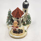 Goebel Hummel HUM 2134 Wintertime Duet Chapel Votive Music Box Exclusive Edition